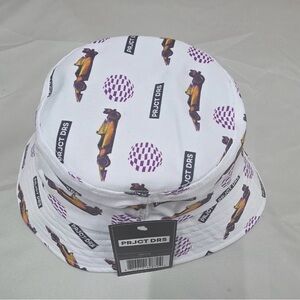 INVICTA RACING FORMULA 1 WHITE BUCKET HAT ADULT SIZE 1 FITS ALL NEW WITH TAGS